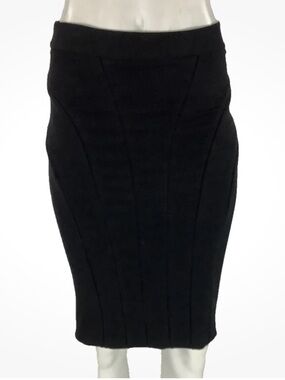 Diane Von Furstenberg Sz 6 Silk Blend Stretchy Jersey Pencil Office Skirt